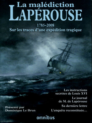 cover image of La malédiction Lapérouse--Année de la mer 2024-2025